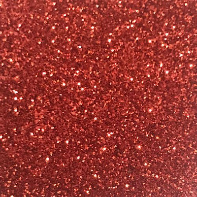 Полимерный материал ЭВА с глиттером 30x20 см красный Діамантові ручки