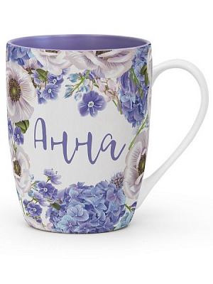 Чашка именная Флора 023-Анна Be Happy