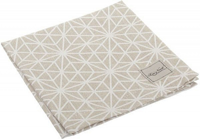 Салфетка La Nuit Бриллиант 40x40 см бежевый/белый/золотой 