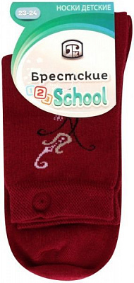 Шкарпетки Брестские дитячі 381 46 р.23-24 темно-бордовий