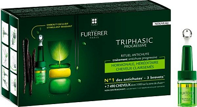 Сыворотка Rene Furterer Triphasic против хронического выпадения волос 12x5,5 мл 