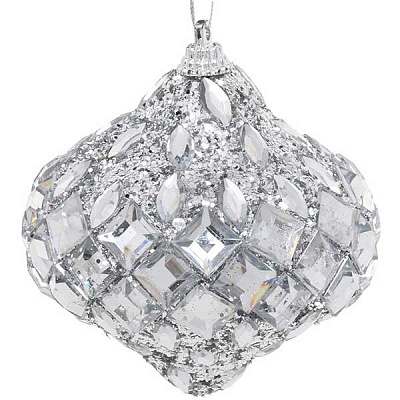 Шарик новогодний Королевский камень SDB29480S 80 мм