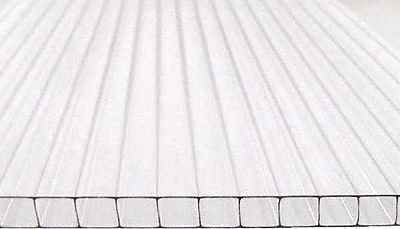 Полікарбонат стільниковий Bauglas 1УФ ПК Bauglas ST Longlife 8 мм 2000x1050 мм прозорий