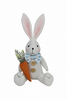 Декорация пасхальная Art Trend Creation Limited Кролик с морковкой 31 см (ST12-220956)