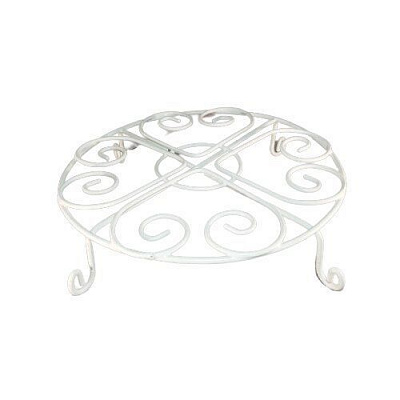 Подставка для растений Круг 30 круглый белый (4032022/8032222) 