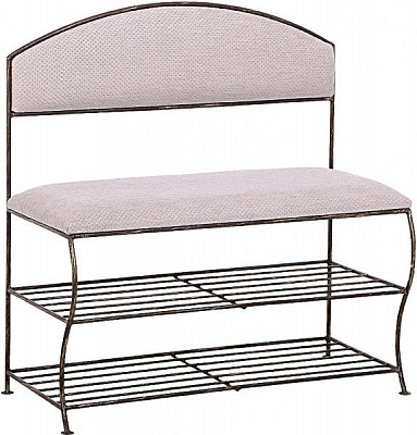 Банкетка Метал Арт Флеш 400x900x800 мм / черный 