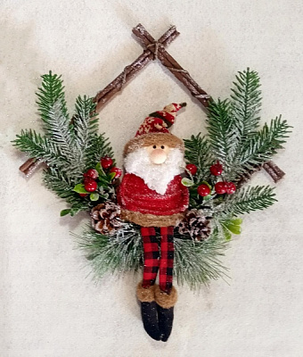 Декорація новорічна YIKANG Дід Мороз 210352