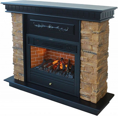 Камінокомплект ASTRA FLAME Юта Brown + Гефест