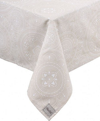 Скатерть Классика Кружево 136x220 см бежевый La Nuit 
