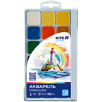 Фарби акварельні Classic 18 шт. K-066 KITE