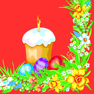 Салфетки столовые Luxy Пасха 33х33 см в ассортименте 18 шт.