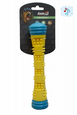 Игрушка для собак AnimAll GrizZzly Волшебная палочка желто-голубая