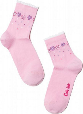 Шкарпетки дитячі Conte-Kids CK Tip-Top (стрази люрекс) 7С-45СП 251 р.22 рожевий