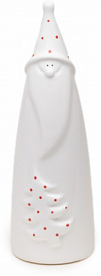 Статуэтка Дед Мороз белый 8,5x9x24,5 см 1410-24,5 Eterna