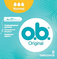 Тампоны гигиенические o.b. Original normal 8 шт.