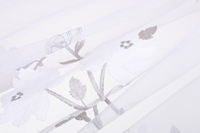 Тканина тюлева HX 62842/280 SB 280 см сітка біла