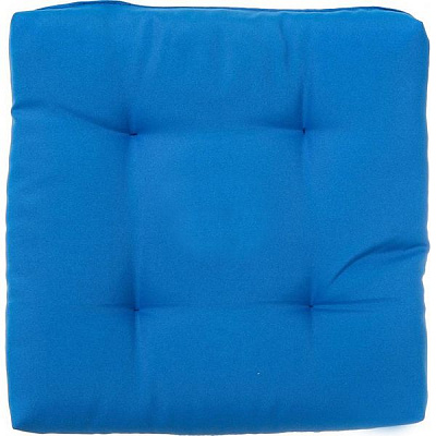 Подушка Indigo стеганая серия Color 40х40х5 см василек
