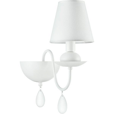 Бра Victoria Lighting 1x40 Вт E14 білий Belladonna