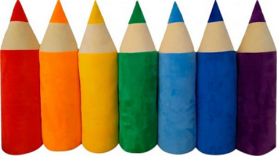 Подушка декоративная Карандаш 15x65 см разноцветный Анна 