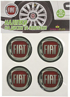Наклейка TERRAPLUS на колпаки и диски Fiat 55 мм 4 шт.