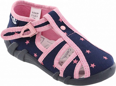 Тапочки детские RenBut Звезды р.25 темно-синий 13-106_P-1321-25 