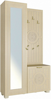 Передпокій з дзеркалом Санті Меблі Монблан МБ-10 венге світлий
