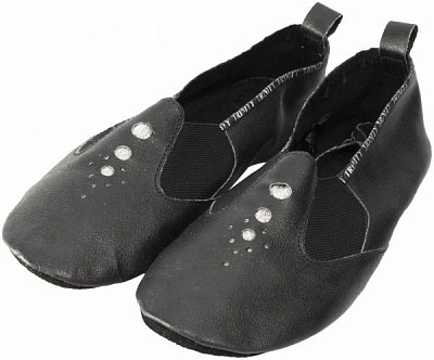 Чешки детские Trinity м-1а черные с серебром р.18,5