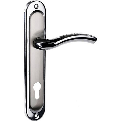 Ручка на планке Bruno Trendy 135 PZ матовый никель/хром