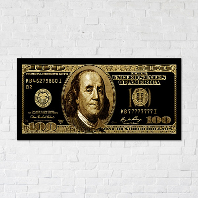 Постер Golden Standard 70x140 см Brushme 