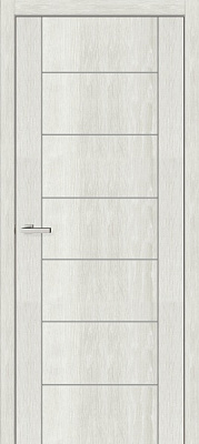 Дверное полотно ОМиС Бергамо ПГ 900 мм дуб белый