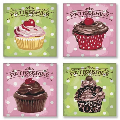 Картина по номерам Сладкое настроение Идейка 