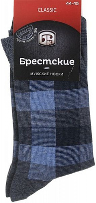 Носки мужские БЧК 2125 CLASSIC 045 р. 25 серый меланж 