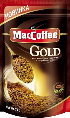 Кофе растворимый MacCoffee Gold 75 г (8887290130172) 8887290130172 