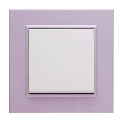 Рамка одноместная Makel Karea горизонтальная светло-сиреневый