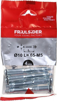 Анкер для гипсокартона 5x74 мм 1 шт. Friulsider