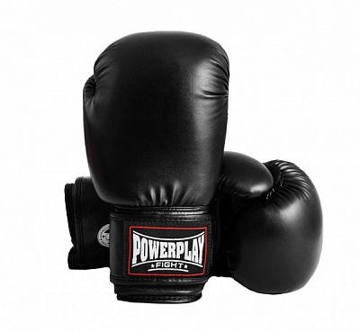 Боксерские перчатки PowerPlay 3004 р. 14 14oz черный