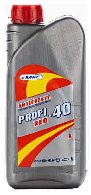 Антифриз MFC PROFI-40 від -30 до +40 1л червоний