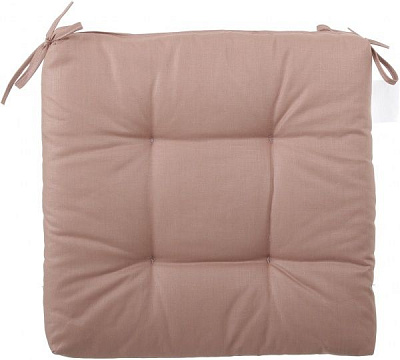 Подушка на стул Хит 39х39 см коричневая Прованс