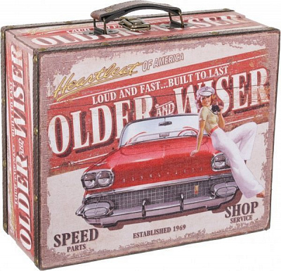 Скриня для зберігання Older and wiser 30х25х12 см