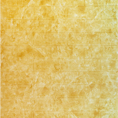 3D-панель з ПВХ самоклеюча мармур бежева 700х770х3 мм