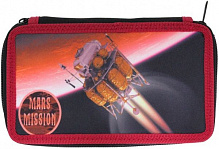 Пенал 2-ярусный Mars 99507 CLASS красный с черным