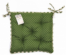 Подушка на стілець Lucy Зелений горошок 40х40 см La Nuit