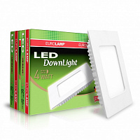 Світильник вбудовуваний (Downlight) Eurolamp 2 шт./уп. 4 Вт 3000 К білий DIY-LED-DLS-4/3 