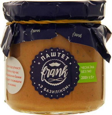 Паштет Frank с базиликом 200 г