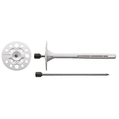 Дюбель фасадный для теплоизоляциидля минеральной ваты с термомостом 10x160 мм 50 шт. Expert Fix