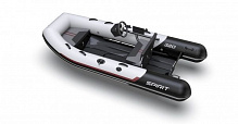 Лодка надувная Aquaspirit Spirit S320C серый с красными вставками