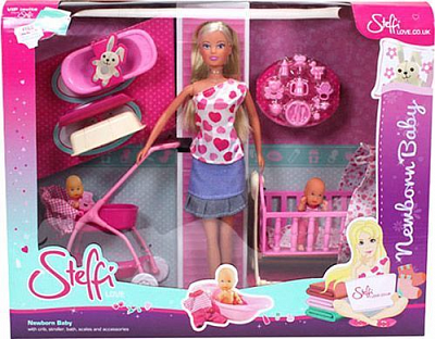 Кукольный набор Simba Штеффи с младенцем 5730861