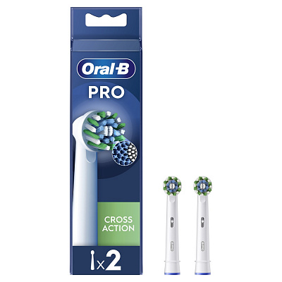 Насадки для електричної зубної щітки Oral-B Pro Cross Action 2 шт.