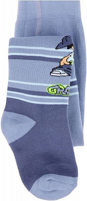 Колготки для дівчаток Conte-Kids SOF-TIKI 389 7С-38СП р.80-86 світлий джинс