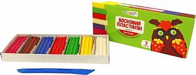 Пластилин восковый Craft&Joy 7 цветов 84 г 331015/Cr Western Industrial Group